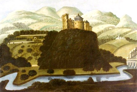 British (Welsh) School - Dinefwr Castle, Llandeilo, from the South West - 869191 - National Trust