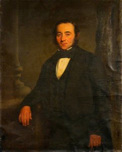 British (Welsh) School - Standing Portrait of an Unknown Gentleman in Black - 93881 - National Trust