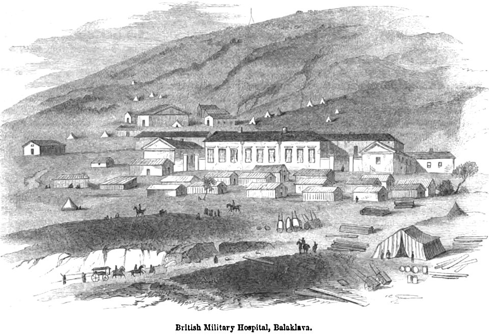 British Military Hospital, Balaklava. George Dodd. Pictorial history of the Russian war 1854-5-6
