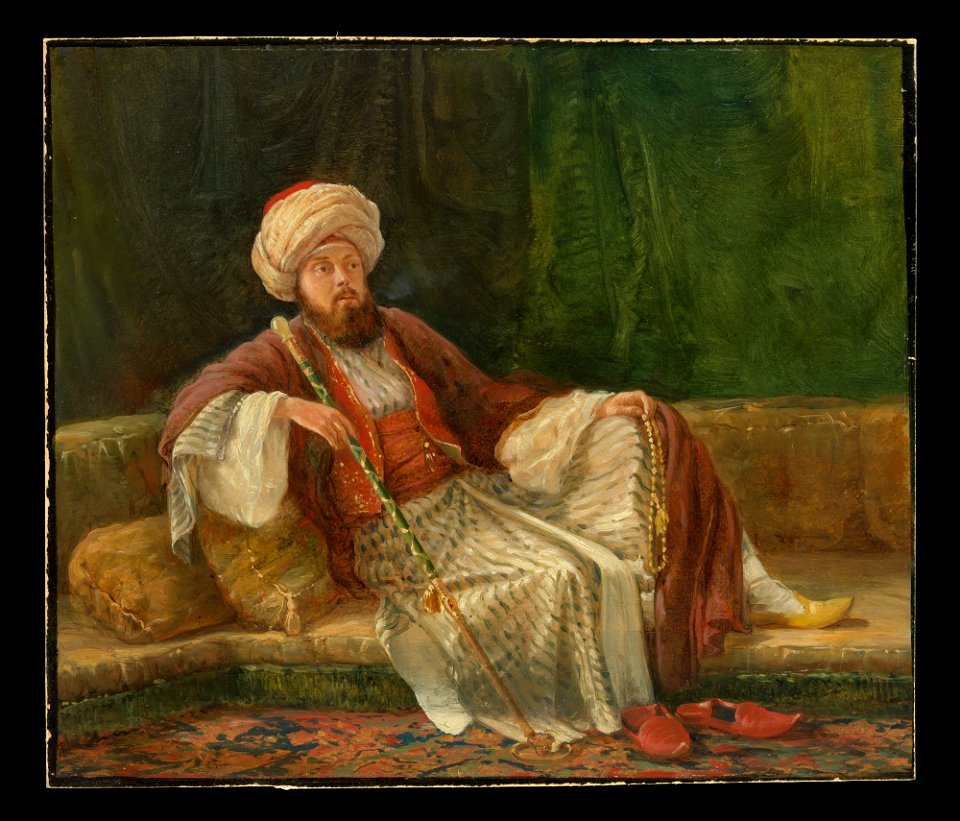 British Painter - Western Gentleman in Oriental Costume - 2017.202.5 - Metropolitan Museum of Art