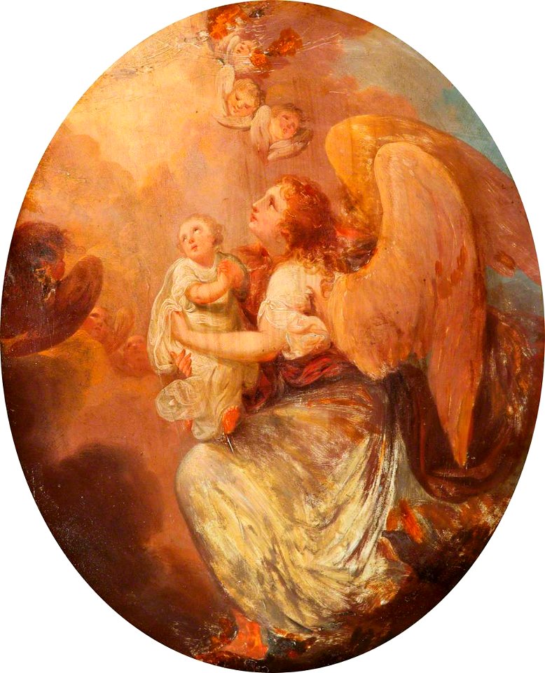 British School - A Baby Offered up to Heaven by its Guardian Angel - 1430451 - National Trust