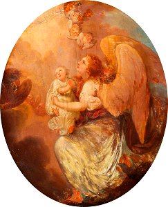 British School - A Baby Offered up to Heaven by its Guardian Angel - 1430451 - National Trust
