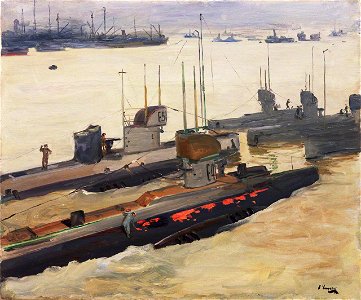 British Mine-Laying Submarines, Harwich (38519135146). Free illustration for personal and commercial use.