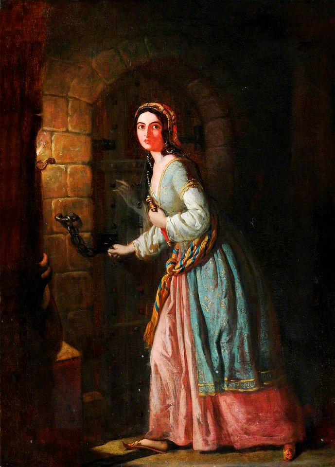 British School - An Actress-A Lady with a Dagger - 1548272 - National Trust