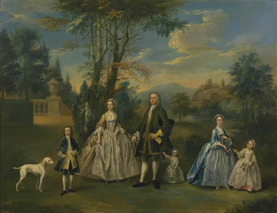 British School - A Family Group in a Landscape - N05049 - Tate