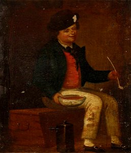 British School - A Sailor Sitting on a Chest, c.1790 - BHC1083 - Royal Museums Greenwich