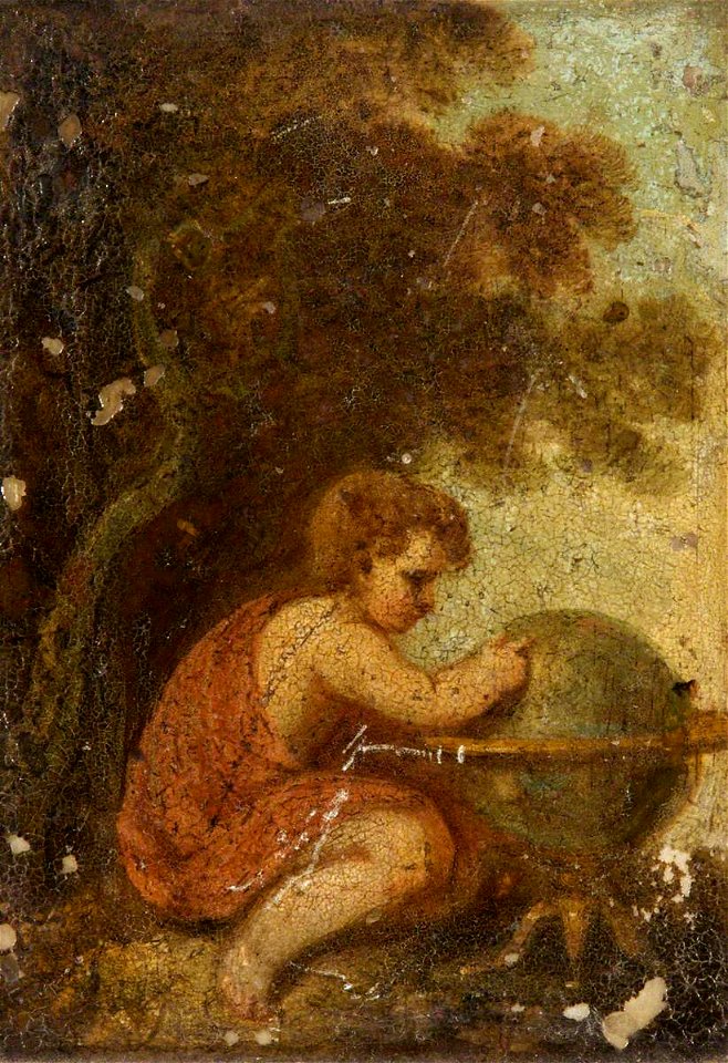 British School - A Small Boy with a Globe - 254793 - National Trust