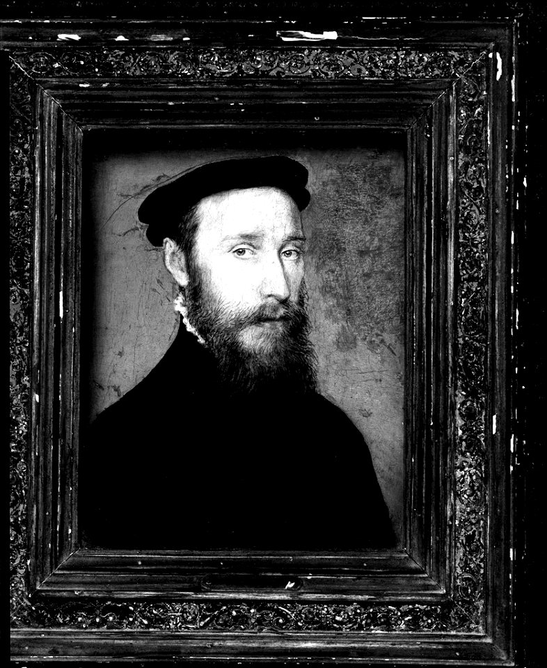 Corneille de Lyon - Portrait, said to be the Seigneur de Boisy, Grand Ecuyer de France - 1994.65 - Fogg Museum