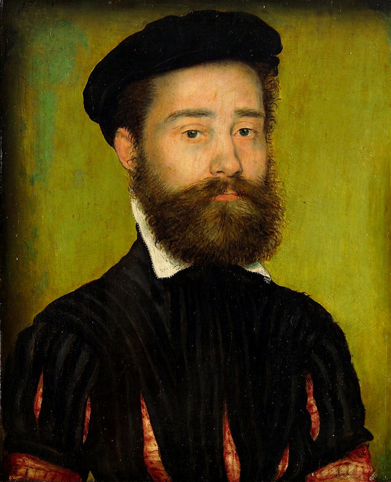 Corneille de Lyon¨- Bildnis eines bärtigen Mannes - Kunsthistorisches Museum Wien