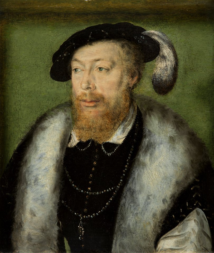 Corneille de Lyon - Portrait of Robert de la Marck, 4th Duke of Bouillon - Museo Nacional Thyssen-Bornemisza