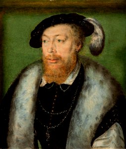Corneille de Lyon - Portrait of Robert de la Marck, 4th Duke of Bouillon - Museo Nacional Thyssen-Bornemisza