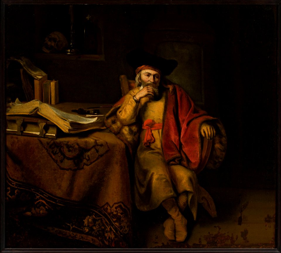 Cornelis Bisschop - Scholar - M.Ob.1028 MNW - National Museum in Warsaw