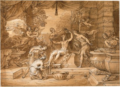 Corneille, Michel II (Apolo servido por las ninfas)