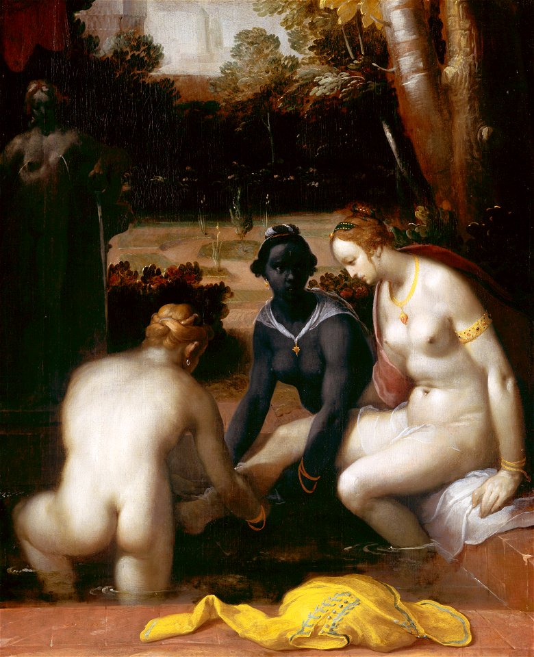 Cornelis Cornelisz van Haarlem - Het toilet van Bathseba