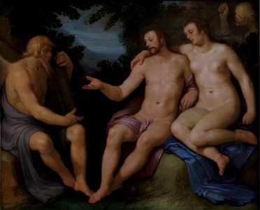 Cornelis Cornelisz. van Haarlem - Allegory on the Brevity of Life - KMSsp341 - Statens Museum for Kunst