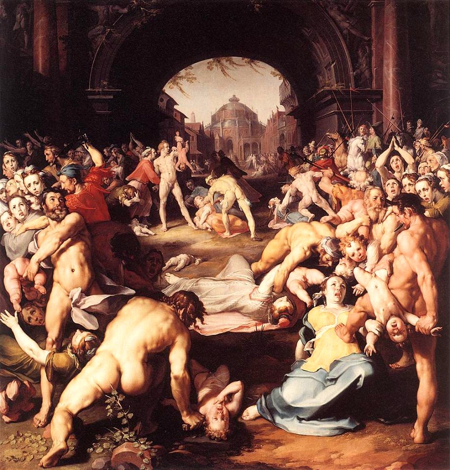 Cornelis Cornelisz. van Haarlem - Massacre of the Innocents - WGA05256