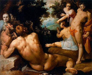 Cornelis Cornelisz. van Haarlem - The Baptism of Christ - WGA05247