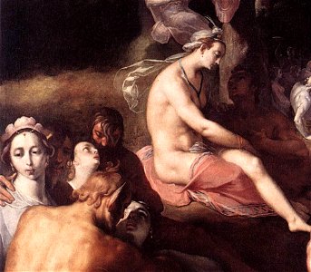 Cornelis Cornelisz. van Haarlem - The Wedding of Peleus and Thetis (detail) - WGA05243
