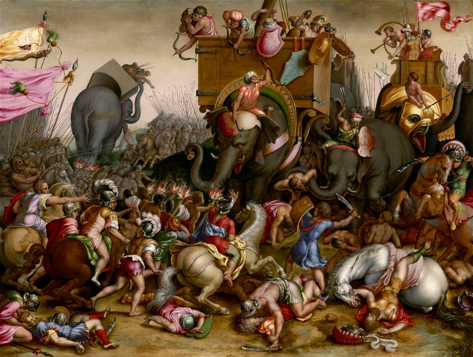 Cornelis Cort - The Battle of Zama - 1990.563 - Art Institute of Chicago
