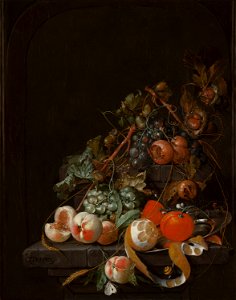 Cornelis de Heem - Fruit Still Life - 50 - Mauritshuis