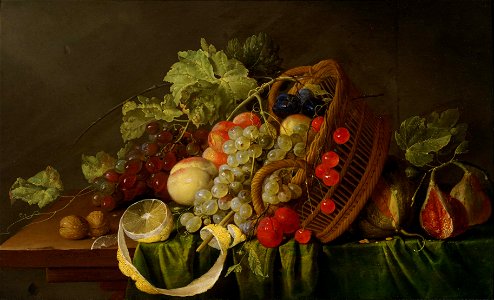 Cornelis de Heem - Still Life with a Basket of Fruit - Google Art Project