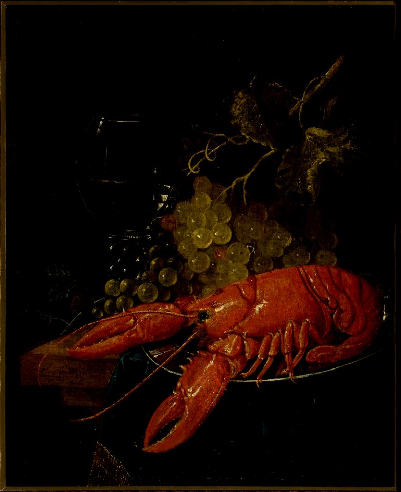 Cornelis de Heem - Still life with a lobster - M.Ob.2725 MNW - National Museum in Warsaw