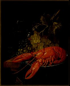 Cornelis de Heem - Still life with a lobster - M.Ob.2725 MNW - National Museum in Warsaw
