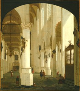 Cornelis de Man - Church Interior gvn-FHM01-OS-I-765