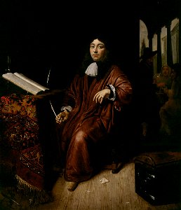 Cornelis de Man - Portrait of a scribe - A III 2426 - Finnish National Gallery