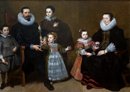 Cornelis de Vos (1585-1651) - Portret van een familie (1631) - Koninklijk Museum voor Schone Kunsten Antwerpen 28-02-2010 14-16-25