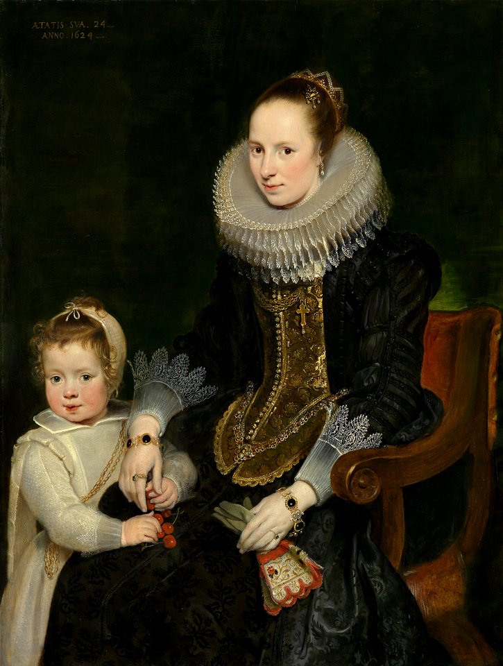 Cornelis de Vos - Mother and child - Google Art Project