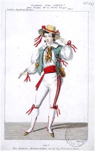 Costume d'un Colin in Gustave III by Auber 1833 - Gallica