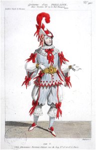 Costume d'un Paillasse in Gustave III by Auber 1833 - Gallica