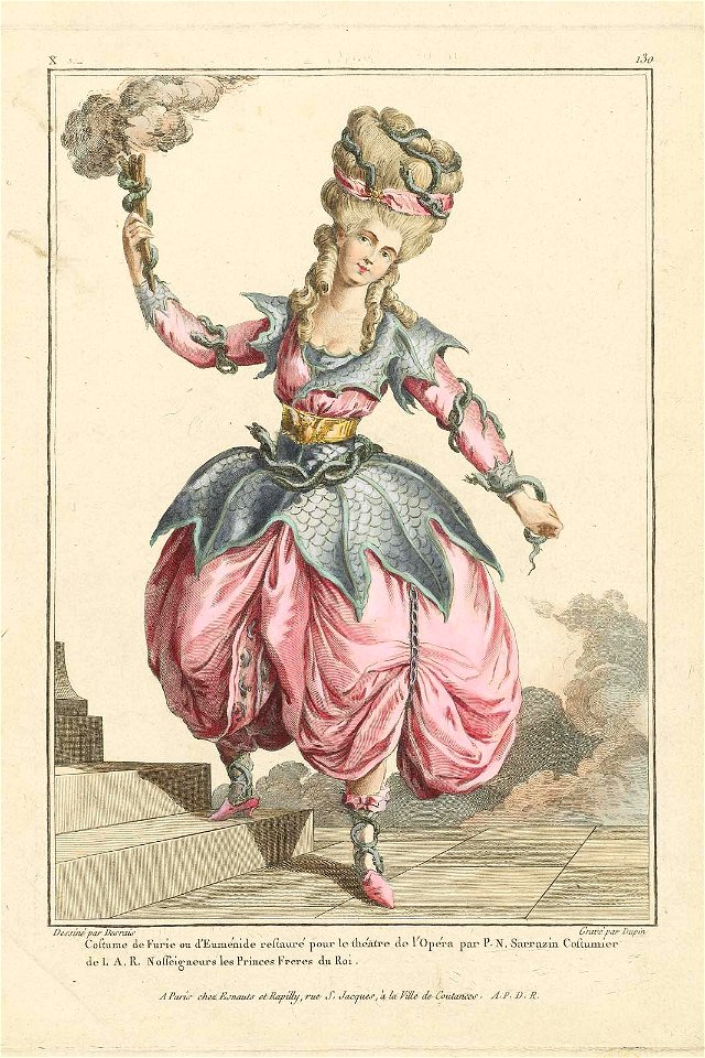 Costume de Furie ou d'Euménide