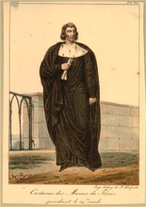Costume des Maires de Paris pendant le 14me siecle (BM 1871,1209.1890)
