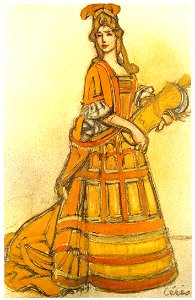 Costume design for Prologue de Thésée (1913) - By Maxime Dethomas