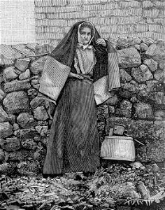 Costume di Tempio Pausania (xilografia)