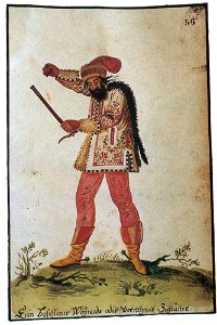 Costume of a Gipsy chief of Transylvania, 18th century