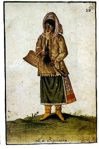 Costume of a Gipsy woman of Transylvania, 18th century