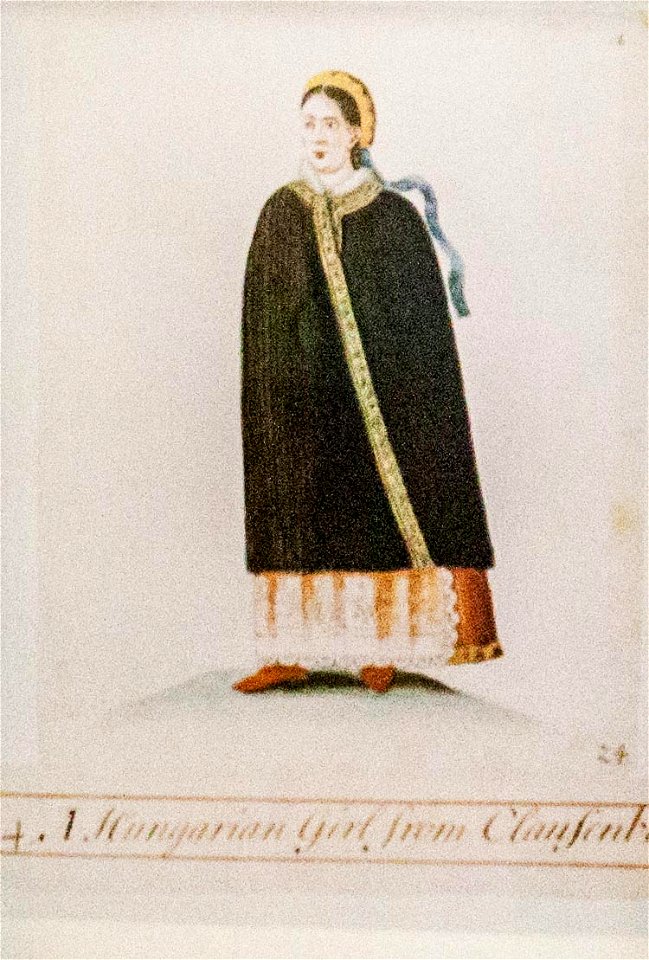 Costume of a Hungarian girl