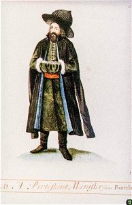 Costume of a Protestant Minister from Barcaság