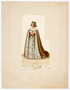 Costume of Mlle George as Marguerite de Bourgogne (La Tour de Nesle, 1832) 2