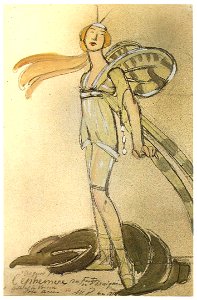 Costume design for Festin de l'Araingnee (1913) by Maxime Dethomas