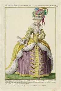 Costume de Dame de Cour sous le regne de Louis XVI