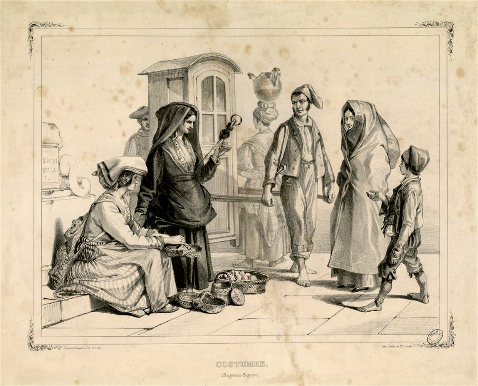 Costumes (Bagnères-Bigorre) - Fonds Ancely - B315556101 A SEWRIN 004