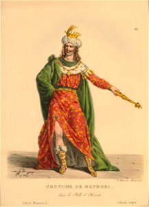 Costume de Mondori, dans le Rôle d'Hérode (BM 1871,1209.2539)
