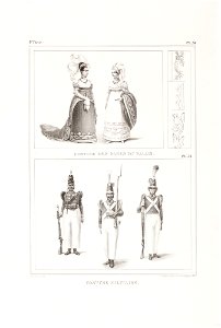 Costume des dames du Palais (3), da Coleção Brasiliana Iconográfica
