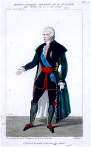 Costume design for Adolphe Nourrit as Gustave in Gustave III by Auber 1833 - Gallica