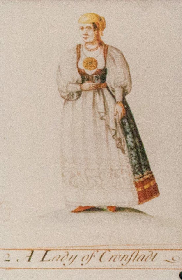 Costume of a Lady from Cronstadt