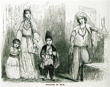 Costumes of Baku - Ainsworth William Francis - 1870